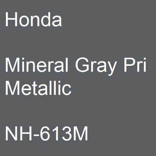 Honda, Mineral Gray Pri Metallic, NH-613M.